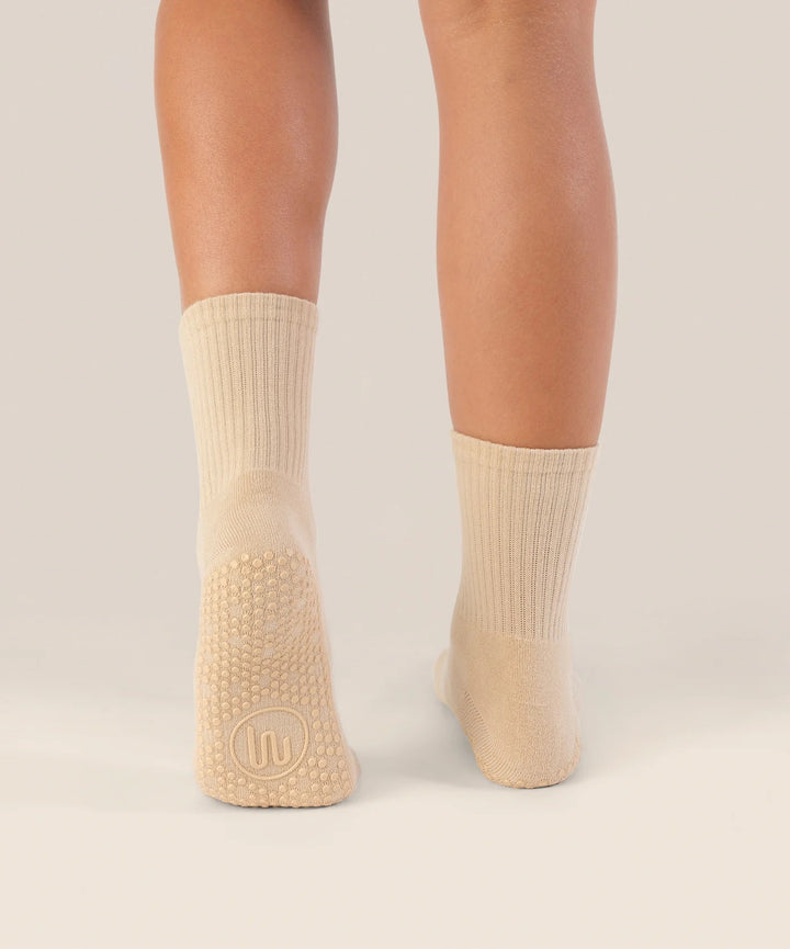 Crew Non Slip Grip Socks