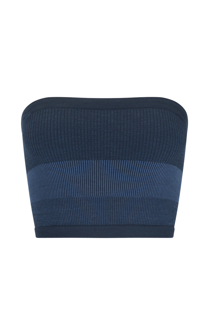 TUBE WOOL CROP - NAVY