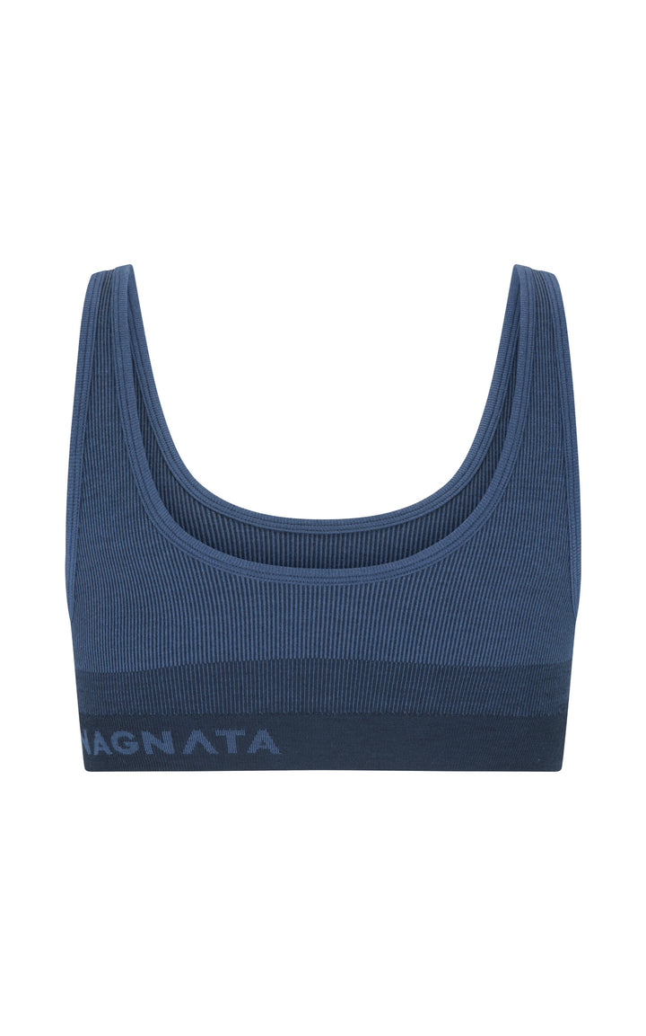 SCOOP WOOL CROP - DENIM