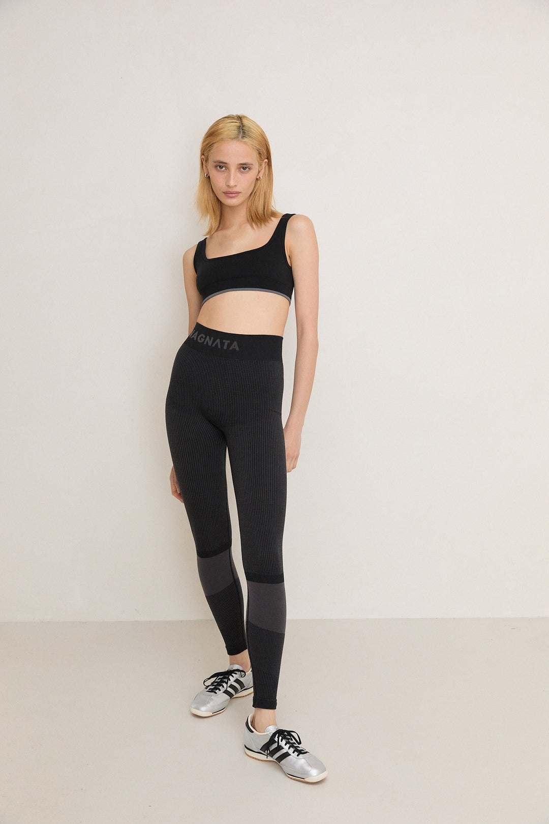 BALLET LEGGING - BLACK | DARK CHARCOAL