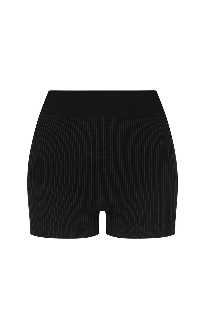 CLASSIC MICRO WOOL MINI SHORT - OBSIDIAN